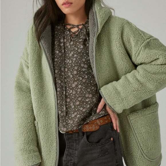 NWT Lucky Brand Reversible Cardigan - Picture 2 of 8